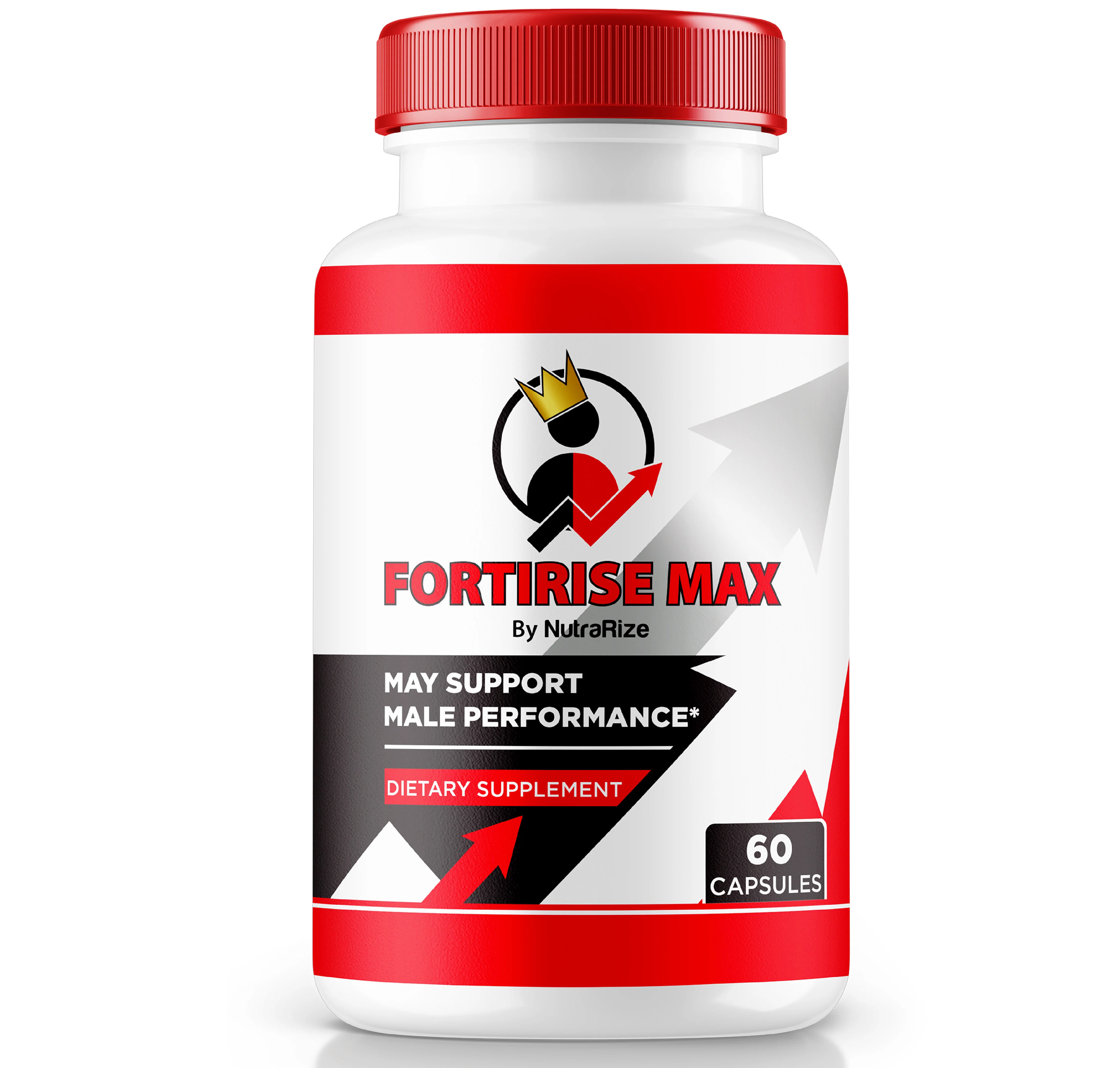Fortirise Max Natural Male Performance Support Fortirise Max Male Performance Support Supplement Bottle